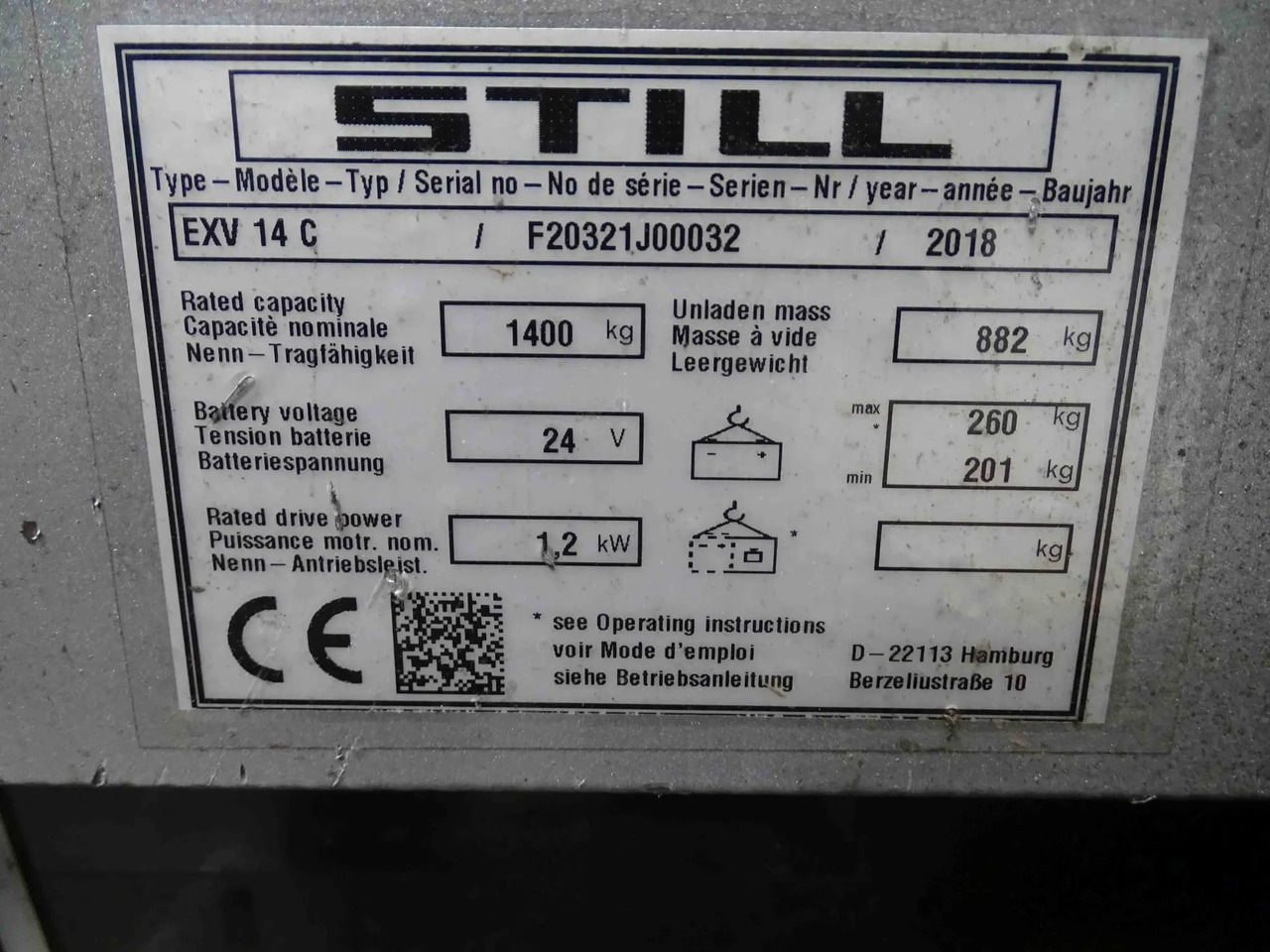STILL EXV14C - Stapelaar: afbeelding 2 STILL EXV14C - Stapelaar: afbeelding 2