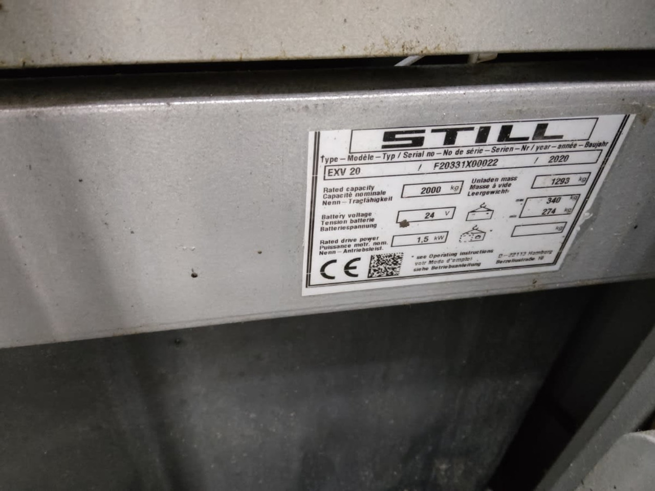STILL EXV20 - Stapelaar: afbeelding 2 STILL EXV20 - Stapelaar: afbeelding 2