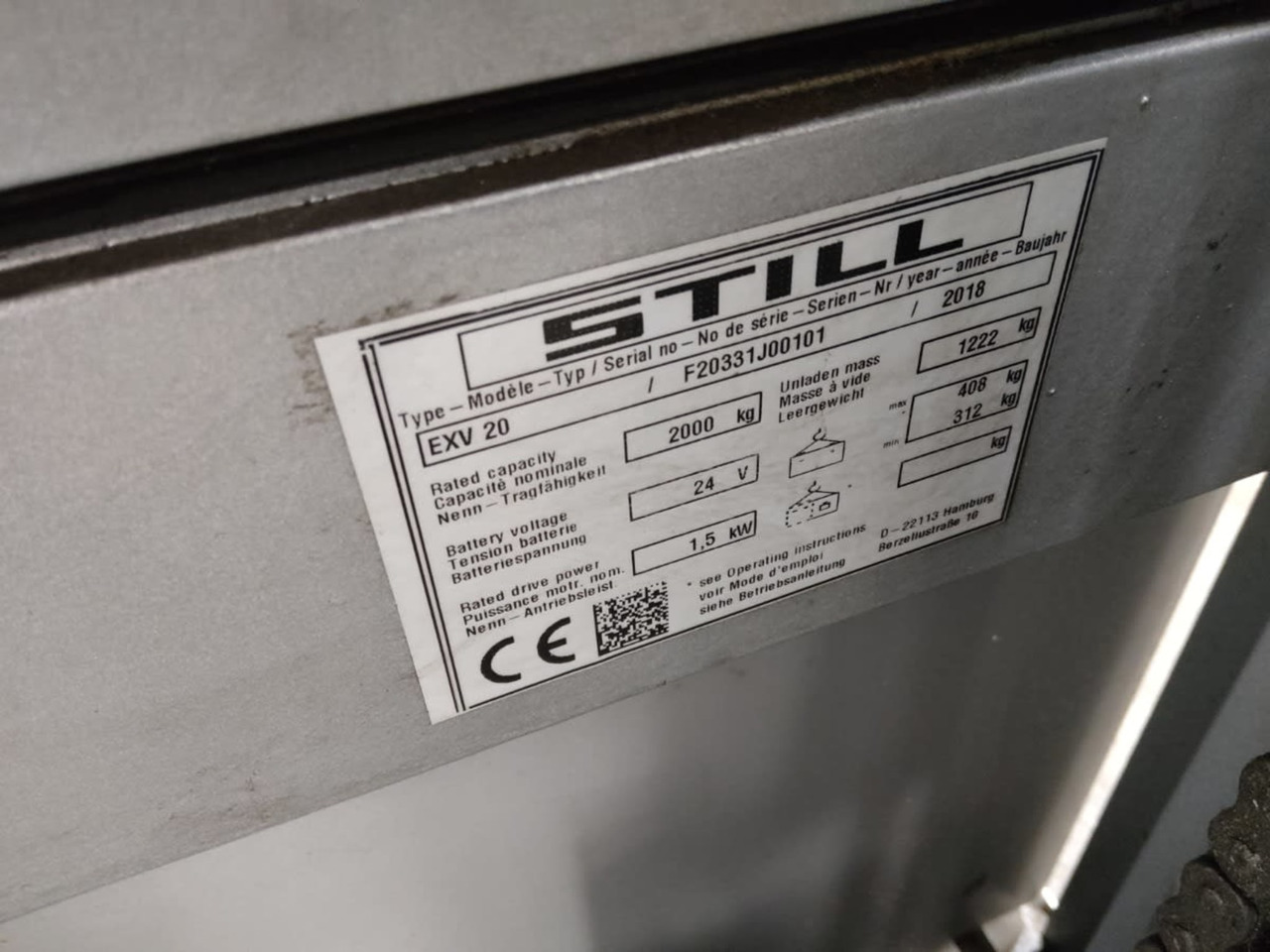 STILL EXV20/LiIon - Stapelaar: afbeelding 2 STILL EXV20/LiIon - Stapelaar: afbeelding 2
