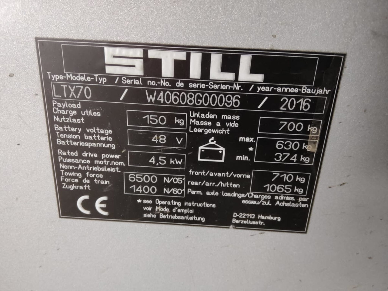 STILL LTX70 - Elektrische trekker: afbeelding 2 STILL LTX70 - Elektrische trekker: afbeelding 2