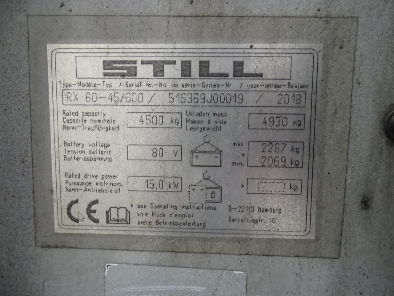 STILL RX60-45/600 - Elektrische heftruck: afbeelding 2 STILL RX60-45/600 - Elektrische heftruck: afbeelding 2