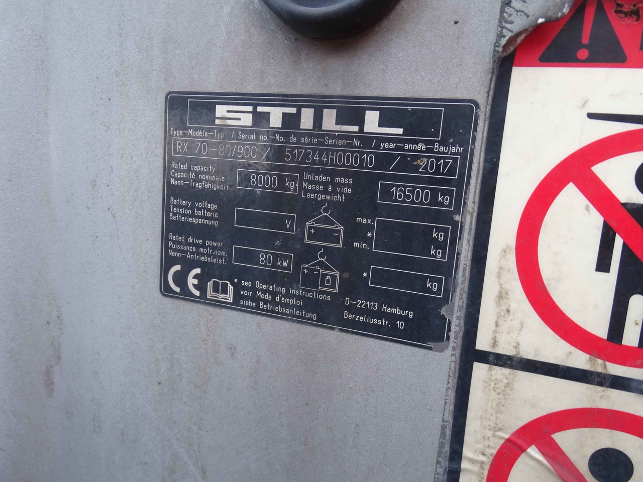 STILL RX70-80/900 - Diesel heftruck: afbeelding 4 STILL RX70-80/900 - Diesel heftruck: afbeelding 4