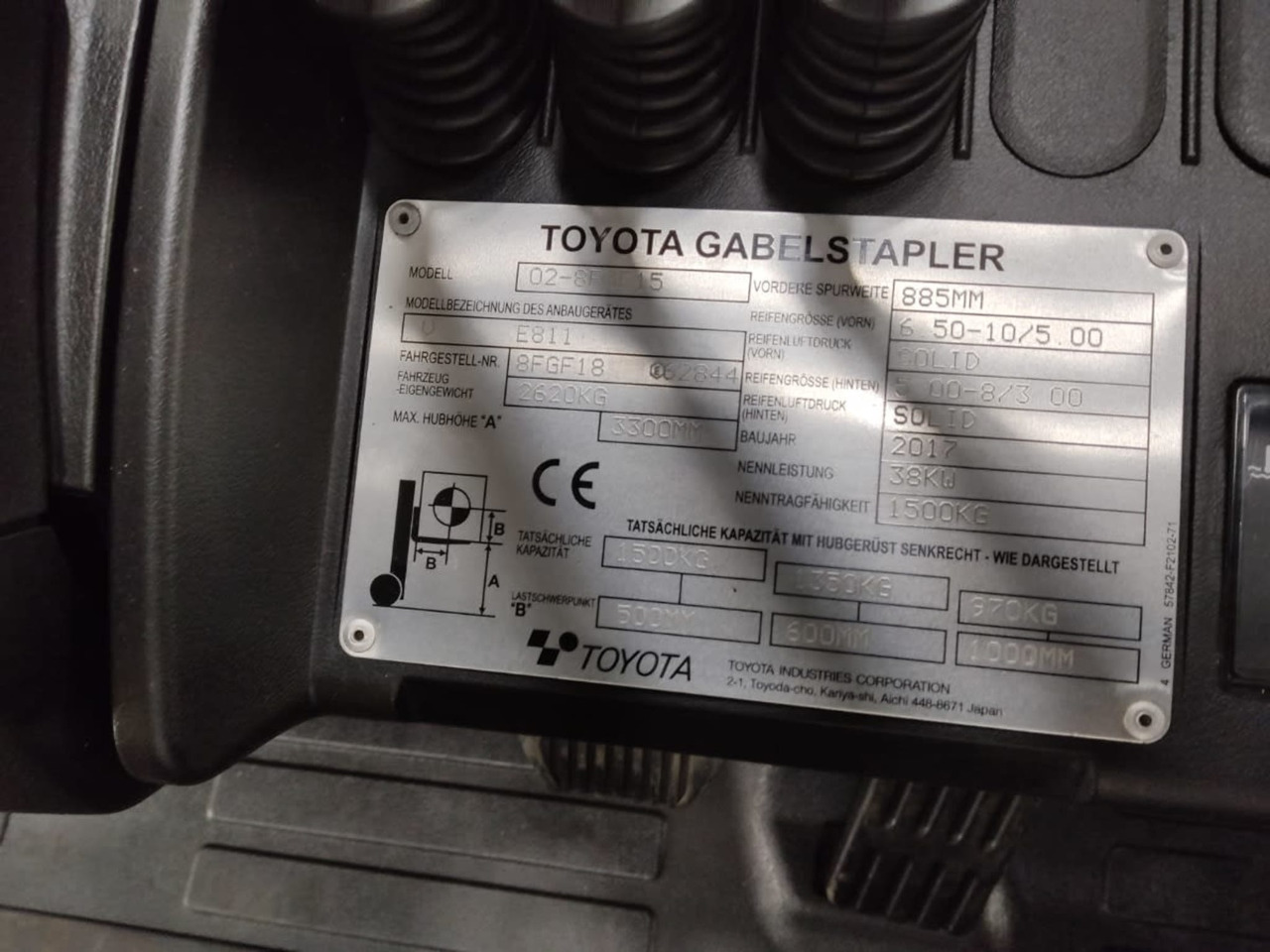 Toyota 02-8FGF15 - LPG heftruck: afbeelding 2 Toyota 02-8FGF15 - LPG heftruck: afbeelding 2