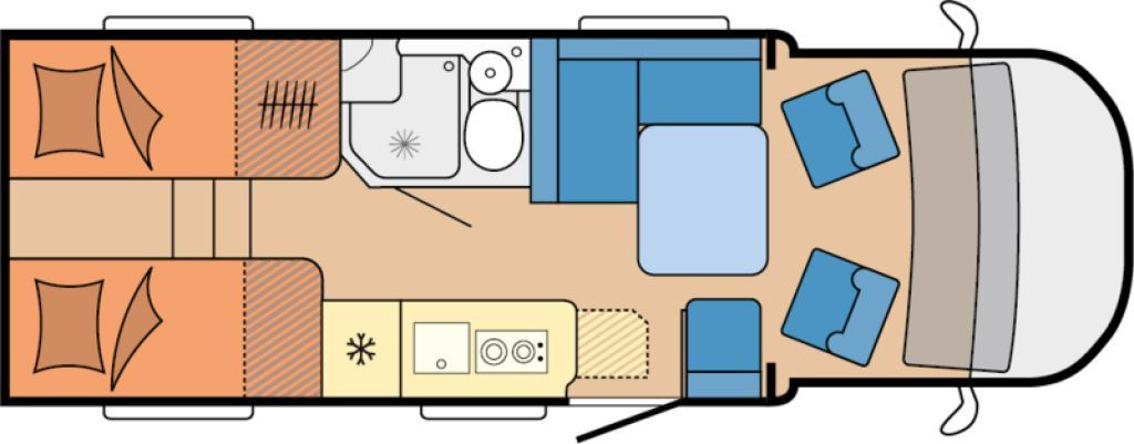 Hobby PRESTIGE T 710 GE 2026 180PS Autom. Voll LED +++ - Half integraal camper: afbeelding 2 Hobby PRESTIGE T 710 GE 2026 180PS Autom. Voll LED +++ - Half integraal camper: afbeelding 2