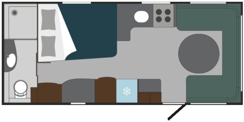 Polar Blueline 590 BFW WINTERFEST MODELL 2025 - Caravan: afbeelding 2 Polar Blueline 590 BFW WINTERFEST MODELL 2025 - Caravan: afbeelding 2