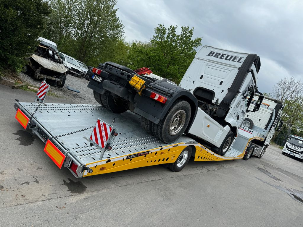 Nieuw Autotransport oplegger Vega Arla   ZINK+LUFT+LED+Winde: afbeelding 11