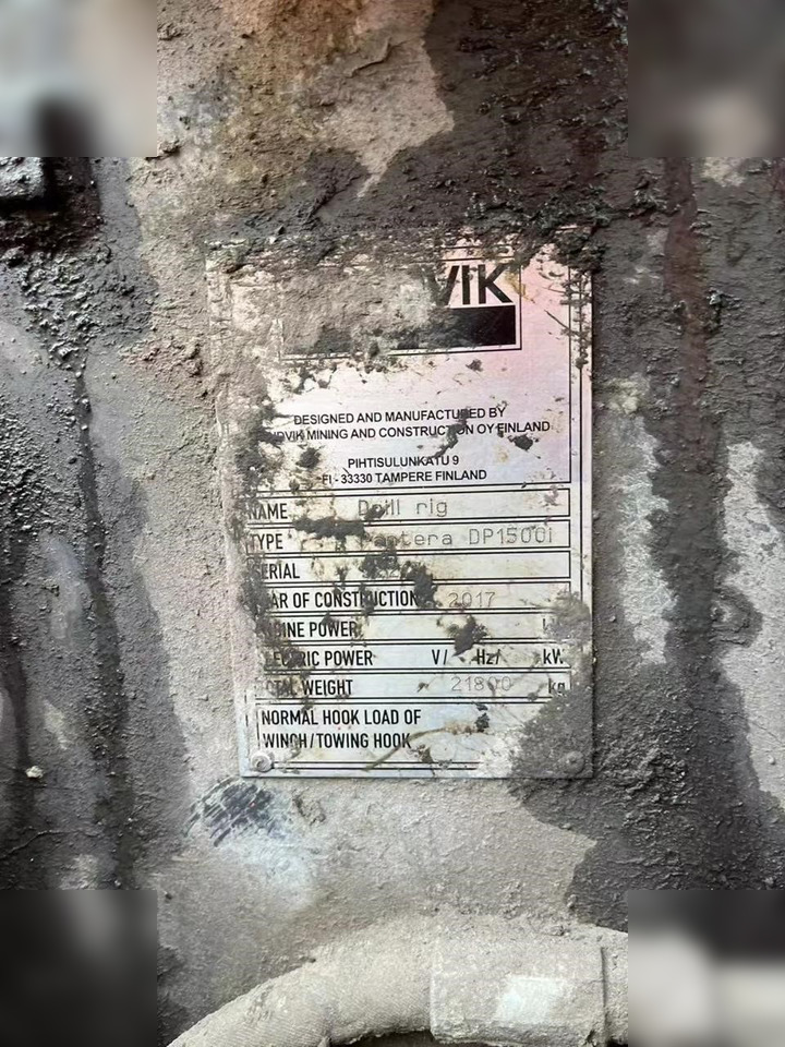 2017 SANDVIK DP1500I - Boormachine: afbeelding 3 2017 SANDVIK DP1500I - Boormachine: afbeelding 3