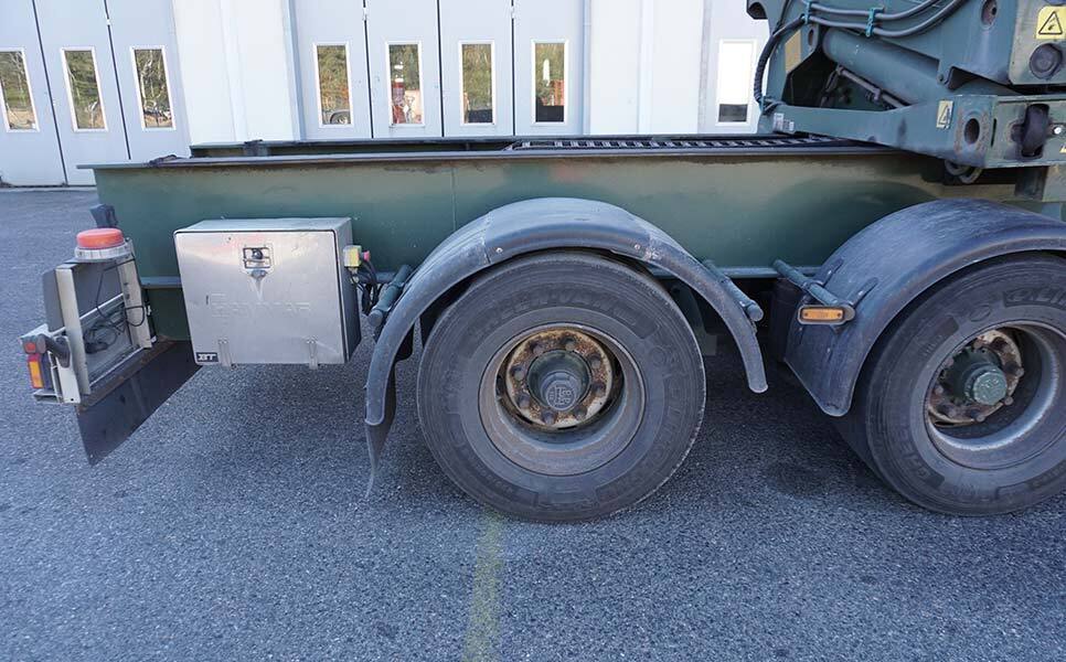Containertransporter/ Wissellaadbak oplegger voor het vervoer van containers Hammar 195 S, Sideloader, 33 tonnes SWL (20'-40'): afbeelding 10 Containertransporter/ Wissellaadbak oplegger voor het vervoer van containers Hammar 195 S, Sideloader, 33 tonnes SWL (20'-40'): afbeelding 10