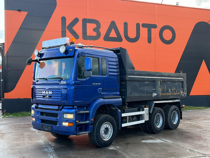 MAN TGA 26.480 6x4 FULL STEEL / BOX L=4581 mm - Kipper vrachtwagen: afbeelding 1 MAN TGA 26.480 6x4 FULL STEEL / BOX L=4581 mm - Kipper vrachtwagen: afbeelding 1