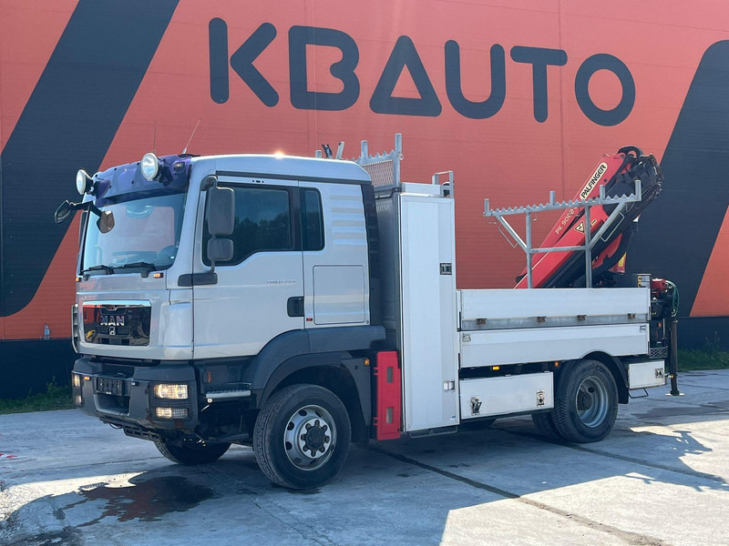 MAN TGM 13.290 4x4 PK9002 / PLATFORM L=3212 mm - Vrachtwagen met open laadbak, Kraanwagen: afbeelding 2 MAN TGM 13.290 4x4 PK9002 / PLATFORM L=3212 mm - Vrachtwagen met open laadbak, Kraanwagen: afbeelding 2