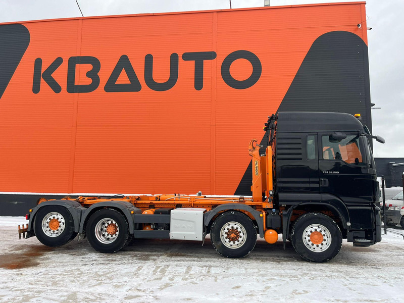 MAN TGS 35.500 8x4H*6 PALFINGER T 20 ton / L=5700 mm / HYDRODRIVE - Haakarmsysteem vrachtwagen: afbeelding 5 MAN TGS 35.500 8x4H*6 PALFINGER T 20 ton / L=5700 mm / HYDRODRIVE - Haakarmsysteem vrachtwagen: afbeelding 5