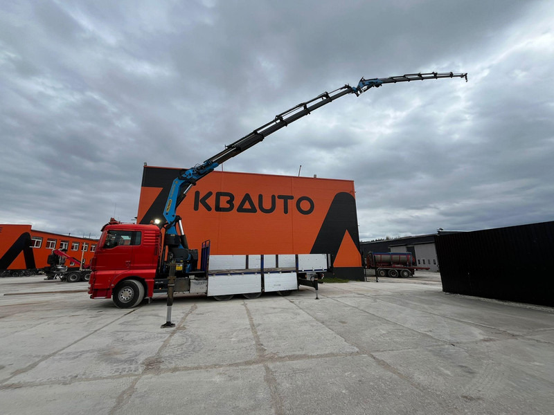 Vrachtwagen met open laadbak, Kraanwagen MAN TGX 35.480 8x4*4 PK 65002 + JIB / PLATFORM L=6800 mm: afbeelding 8