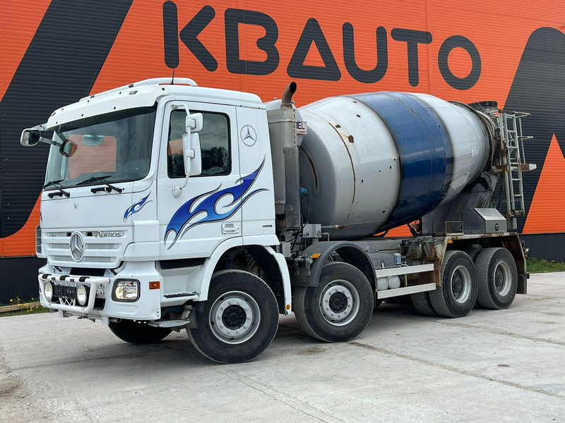 Mercedes-Benz Actros 3241 8x4 MSM 9M 10m3 / FULL STEEL / HUB REDUCTION / CHUTE - Betonmixer: afbeelding 1 Mercedes-Benz Actros 3241 8x4 MSM 9M 10m3 / FULL STEEL / HUB REDUCTION / CHUTE - Betonmixer: afbeelding 1