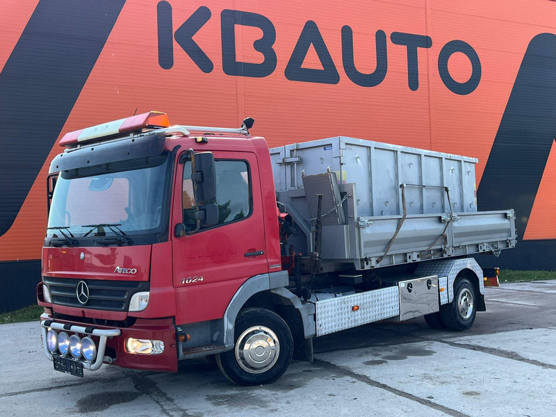 Mercedes-Benz Atego 1024 4x2 PK4100 + WINCH / HOOK LIFT L=3900 mm - Haakarmsysteem vrachtwagen, Kraanwagen: afbeelding 2 Mercedes-Benz Atego 1024 4x2 PK4100 + WINCH / HOOK LIFT L=3900 mm - Haakarmsysteem vrachtwagen, Kraanwagen: afbeelding 2
