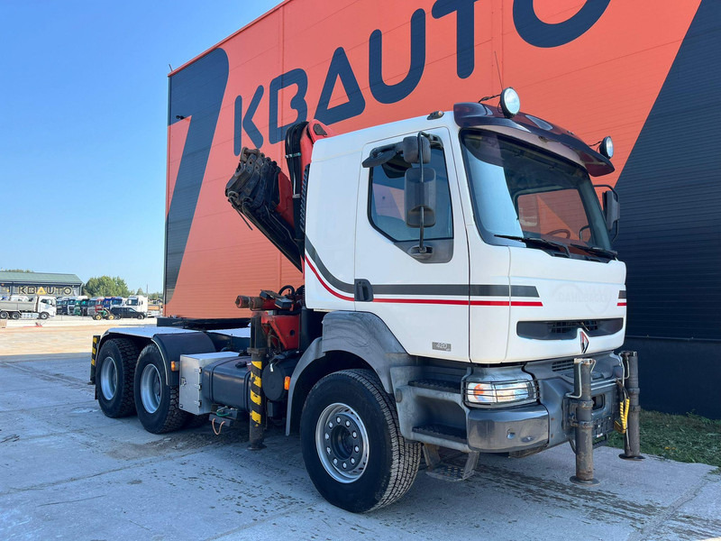 Renault 420 DCI 6x4 PK 32080 / FULL STEEL - Vrachtwagen met open laadbak, Kraanwagen: afbeelding 4 Renault 420 DCI 6x4 PK 32080 / FULL STEEL - Vrachtwagen met open laadbak, Kraanwagen: afbeelding 4