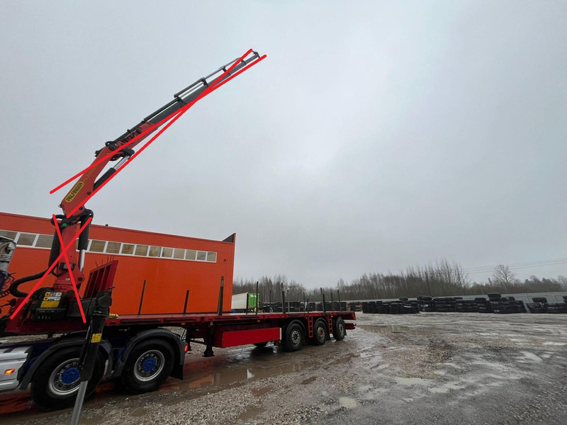 Renders ROC WITHOUT CRANE ! / PLATFORM 12000 mm - Open bak met boorden oplegger: afbeelding 2 Renders ROC WITHOUT CRANE ! / PLATFORM 12000 mm - Open bak met boorden oplegger: afbeelding 2
