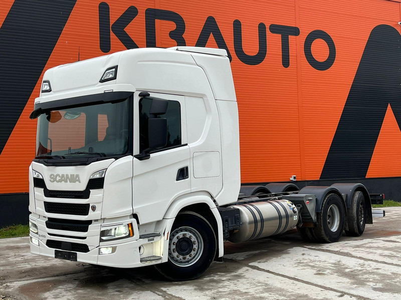 Scania G 410 6x2*4 LNG / RETARDER / CHASSIS L=6514 mm - Chassis vrachtwagen: afbeelding 1 Scania G 410 6x2*4 LNG / RETARDER / CHASSIS L=6514 mm - Chassis vrachtwagen: afbeelding 1