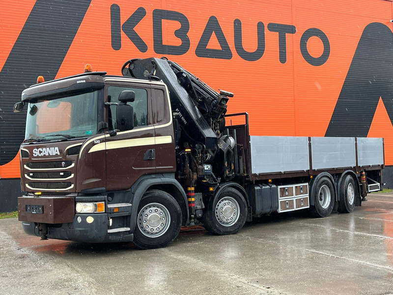 Scania G 450 8x2*6 HIAB 622E-8 + JIB / PLATFORM L=6715 mm - Vrachtwagen met open laadbak, Kraanwagen: afbeelding 2 Scania G 450 8x2*6 HIAB 622E-8 + JIB / PLATFORM L=6715 mm - Vrachtwagen met open laadbak, Kraanwagen: afbeelding 2