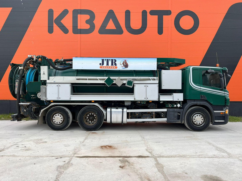 Scania P 360 6x2*4 Larsen A/S TANK 10000 l / VACUUM Vacustar W1300R / PRESSURE Uraca F716 - Vacuümwagen: afbeelding 4 Scania P 360 6x2*4 Larsen A/S TANK 10000 l / VACUUM Vacustar W1300R / PRESSURE Uraca F716 - Vacuümwagen: afbeelding 4