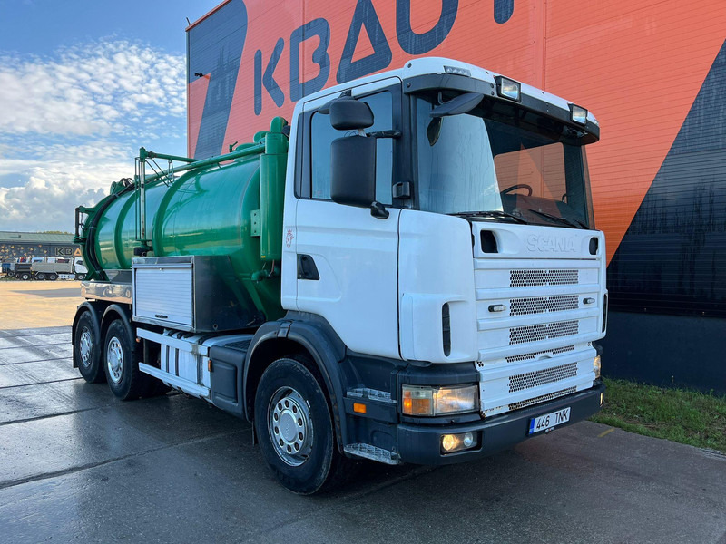 Scania R 124 6x2*4 TANK 1500 I + 13000 l / VACUUM Moro PM200 year 2015 / PRESSURE Pratissoli 500 bar / 200 l/min - Vacuümwagen: afbeelding 2 Scania R 124 6x2*4 TANK 1500 I + 13000 l / VACUUM Moro PM200 year 2015 / PRESSURE Pratissoli 500 bar / 200 l/min - Vacuümwagen: afbeelding 2