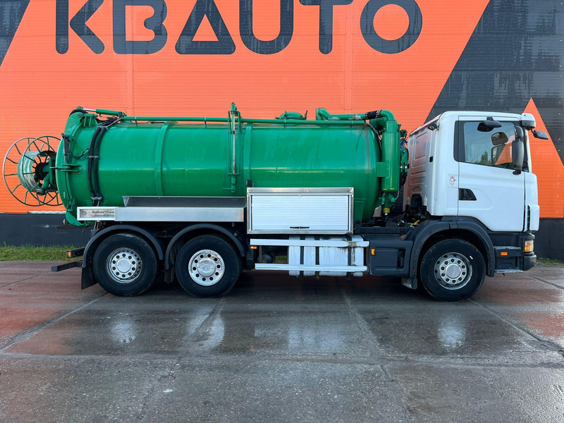 Scania R 124 6x2*4 TANK 1500 I + 13000 l / VACUUM Moro PM200 year 2015 / PRESSURE Pratissoli 500 bar / 200 l/min - Vacuümwagen: afbeelding 3 Scania R 124 6x2*4 TANK 1500 I + 13000 l / VACUUM Moro PM200 year 2015 / PRESSURE Pratissoli 500 bar / 200 l/min - Vacuümwagen: afbeelding 3