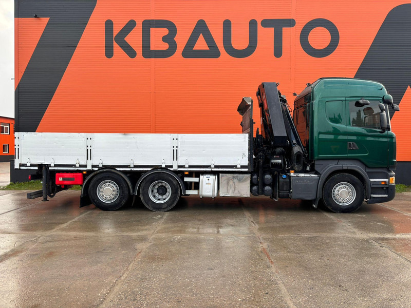 Scania R 410 6x2 HIAB 322EP-5 HIPRO / PLATFORM L=6131 mm - Vrachtwagen met open laadbak, Kraanwagen: afbeelding 5 Scania R 410 6x2 HIAB 322EP-5 HIPRO / PLATFORM L=6131 mm - Vrachtwagen met open laadbak, Kraanwagen: afbeelding 5