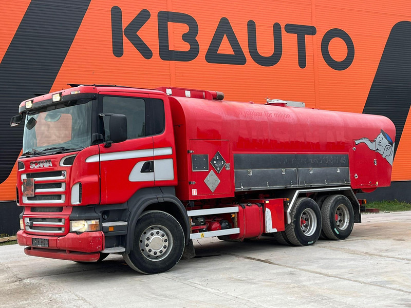 Scania R 420 6x2 ADR / FULL STEEL / TANK 9500 l - Tankwagen: afbeelding 1 Scania R 420 6x2 ADR / FULL STEEL / TANK 9500 l - Tankwagen: afbeelding 1