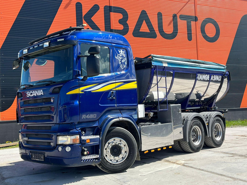 Scania R 480 6x4 RETARDER / FULL STEEL / BIG AXLES / BOX L=4635 mm - Kipper vrachtwagen: afbeelding 1 Scania R 480 6x4 RETARDER / FULL STEEL / BIG AXLES / BOX L=4635 mm - Kipper vrachtwagen: afbeelding 1