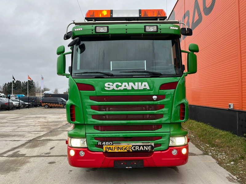 Scania R 480 8x2*6 PK 65002 + JIB / PLATFORM L=7518 mm - Vrachtwagen met open laadbak, Kraanwagen: afbeelding 3 Scania R 480 8x2*6 PK 65002 + JIB / PLATFORM L=7518 mm - Vrachtwagen met open laadbak, Kraanwagen: afbeelding 3