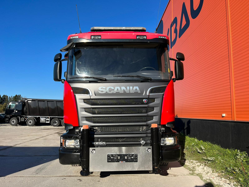 Scania R 520 8x4 COMBI / HIAB 1058E-8 + JIB / PLATFORM L=6269 mm - Vrachtwagen met open laadbak, Kraanwagen: afbeelding 3 Scania R 520 8x4 COMBI / HIAB 1058E-8 + JIB / PLATFORM L=6269 mm - Vrachtwagen met open laadbak, Kraanwagen: afbeelding 3
