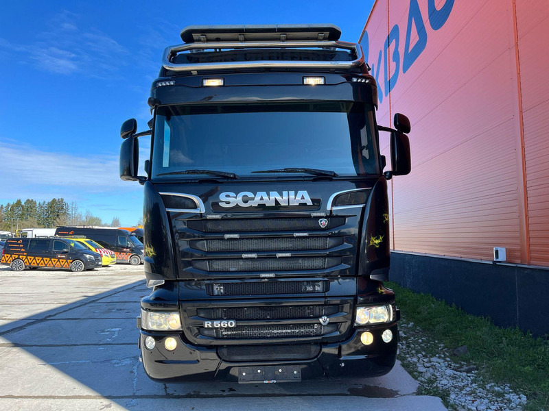 Scania R 560 8x4 PK 34002 / WINCH / FALCOM FAS 12000 / PLATFORM L=6564 mm - Vrachtwagen met open laadbak, Kraanwagen: afbeelding 2 Scania R 560 8x4 PK 34002 / WINCH / FALCOM FAS 12000 / PLATFORM L=6564 mm - Vrachtwagen met open laadbak, Kraanwagen: afbeelding 2