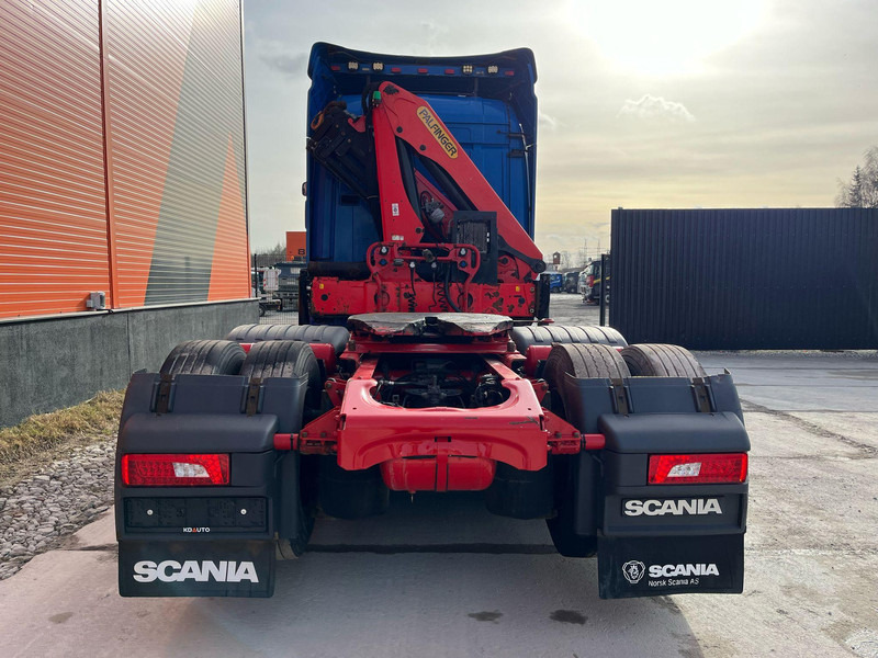 Vrachtwagen met open laadbak, Kraanwagen Scania R 580 6x2 PK 19001 / RETARDER / DOUBLE BOGIE: afbeelding 7