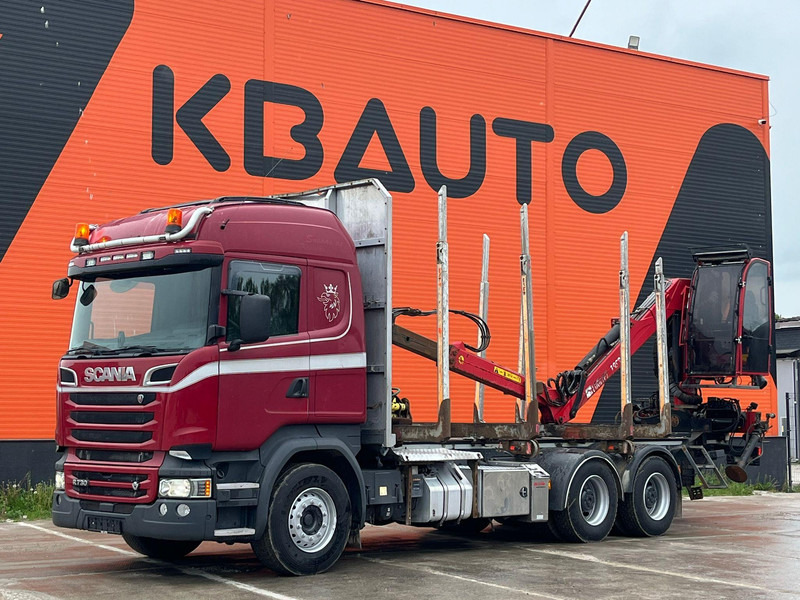 Scania R 730 6x4 RETARDER / BIG AXLES - Houttransport, Kraanwagen: afbeelding 2 Scania R 730 6x4 RETARDER / BIG AXLES - Houttransport, Kraanwagen: afbeelding 2
