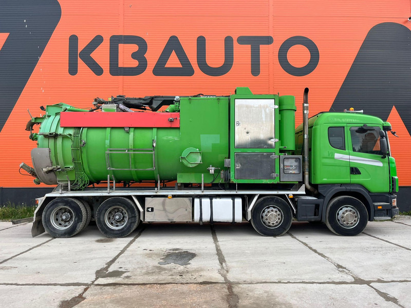 Scania R124 8x4 TANK 12000 l / VACUUM Disab P210/9 - 7800 m3/h / 1182 hours - Vacuümwagen: afbeelding 4 Scania R124 8x4 TANK 12000 l / VACUUM Disab P210/9 - 7800 m3/h / 1182 hours - Vacuümwagen: afbeelding 4