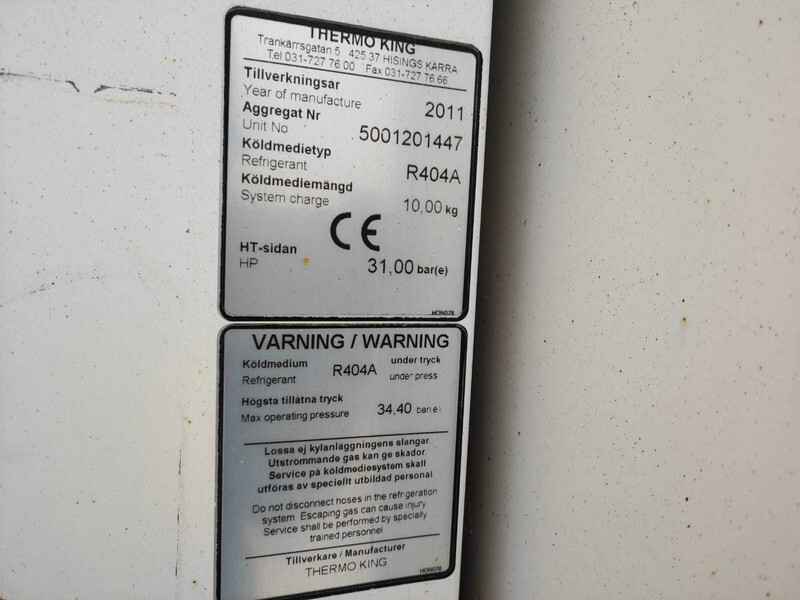 THERMO KING SLX SPECTRUM REFRIGERATION UNIT / KÜLMASEADE - Koelwagen laadbak: afbeelding 4 THERMO KING SLX SPECTRUM REFRIGERATION UNIT / KÜLMASEADE - Koelwagen laadbak: afbeelding 4