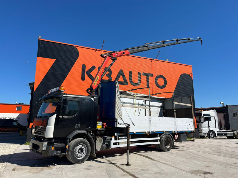Volvo FE 280 4x2 PK12002 / PLATFORM L=7094 mm - Vrachtwagen met open laadbak, Kraanwagen: afbeelding 1 Volvo FE 280 4x2 PK12002 / PLATFORM L=7094 mm - Vrachtwagen met open laadbak, Kraanwagen: afbeelding 1