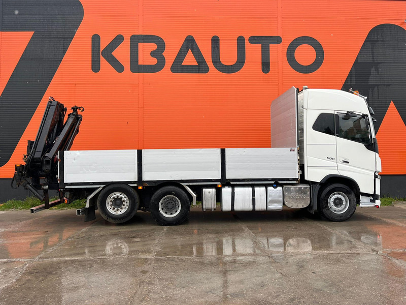Volvo FH 16 600 6x2*4 HIAB 166E-5 HIPRO / PLATFORM L=6309 mm - Vrachtwagen met open laadbak, Kraanwagen: afbeelding 5 Volvo FH 16 600 6x2*4 HIAB 166E-5 HIPRO / PLATFORM L=6309 mm - Vrachtwagen met open laadbak, Kraanwagen: afbeelding 5