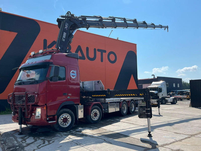 Volvo FH 480 8x4 HIAB 1055E-8 / WINCH / PLATFORM L=6928 mm - Vrachtwagen met open laadbak, Kraanwagen: afbeelding 1 Volvo FH 480 8x4 HIAB 1055E-8 / WINCH / PLATFORM L=6928 mm - Vrachtwagen met open laadbak, Kraanwagen: afbeelding 1