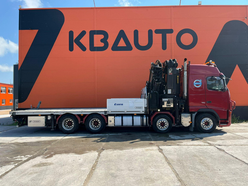 Volvo FH 480 8x4 HIAB 1055E-8 / WINCH / PLATFORM L=6928 mm - Vrachtwagen met open laadbak, Kraanwagen: afbeelding 5 Volvo FH 480 8x4 HIAB 1055E-8 / WINCH / PLATFORM L=6928 mm - Vrachtwagen met open laadbak, Kraanwagen: afbeelding 5