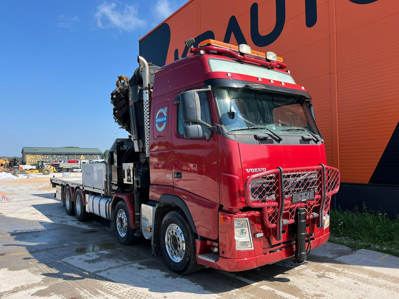 Volvo FH 480 8x4 HIAB 1055E-8 / WINCH / PLATFORM L=6928 mm - Vrachtwagen met open laadbak, Kraanwagen: afbeelding 4 Volvo FH 480 8x4 HIAB 1055E-8 / WINCH / PLATFORM L=6928 mm - Vrachtwagen met open laadbak, Kraanwagen: afbeelding 4