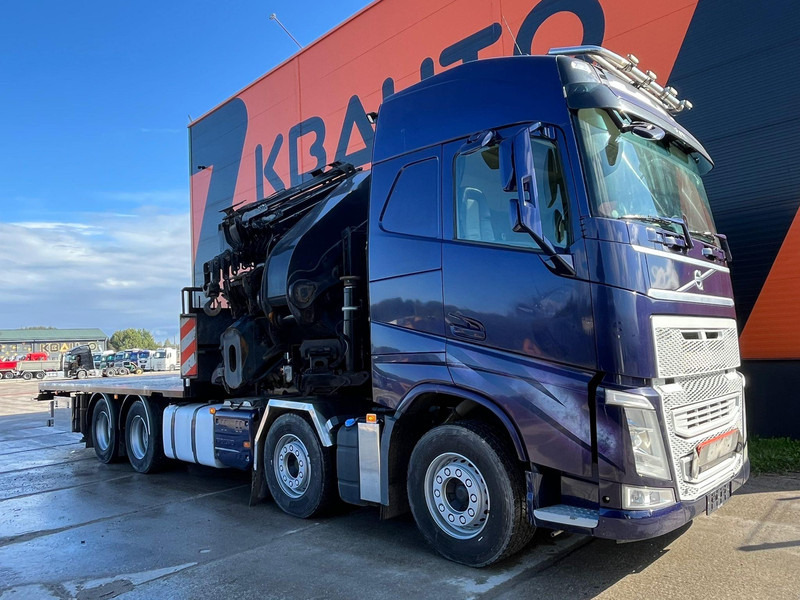 Volvo FH 500 8x4 EFFER 1405 6s + JIB + WINCH / PLATFORM EXTENDABLE L=6206 - 8226mm - Vrachtwagen met open laadbak, Kraanwagen: afbeelding 4 Volvo FH 500 8x4 EFFER 1405 6s + JIB + WINCH / PLATFORM EXTENDABLE L=6206 - 8226mm - Vrachtwagen met open laadbak, Kraanwagen: afbeelding 4
