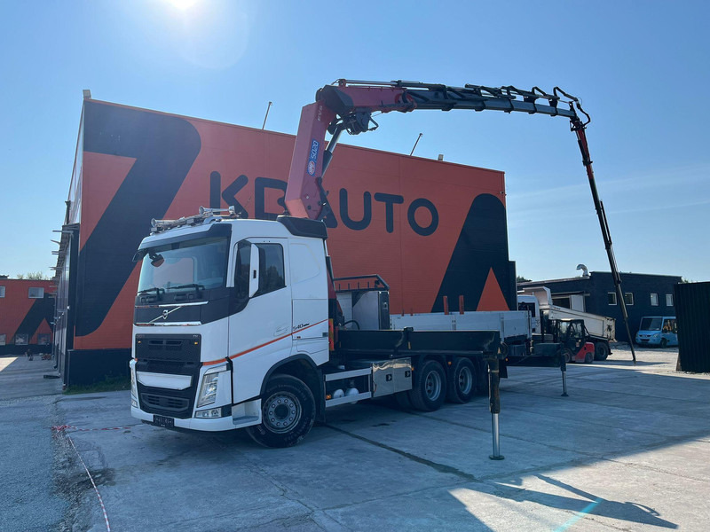 Volvo FH 540 8x4*4 HMF5020K-6 + JIB + WINCH / PLATFORM L=6508 mm - Vrachtwagen met open laadbak, Kraanwagen: afbeelding 1 Volvo FH 540 8x4*4 HMF5020K-6 + JIB + WINCH / PLATFORM L=6508 mm - Vrachtwagen met open laadbak, Kraanwagen: afbeelding 1