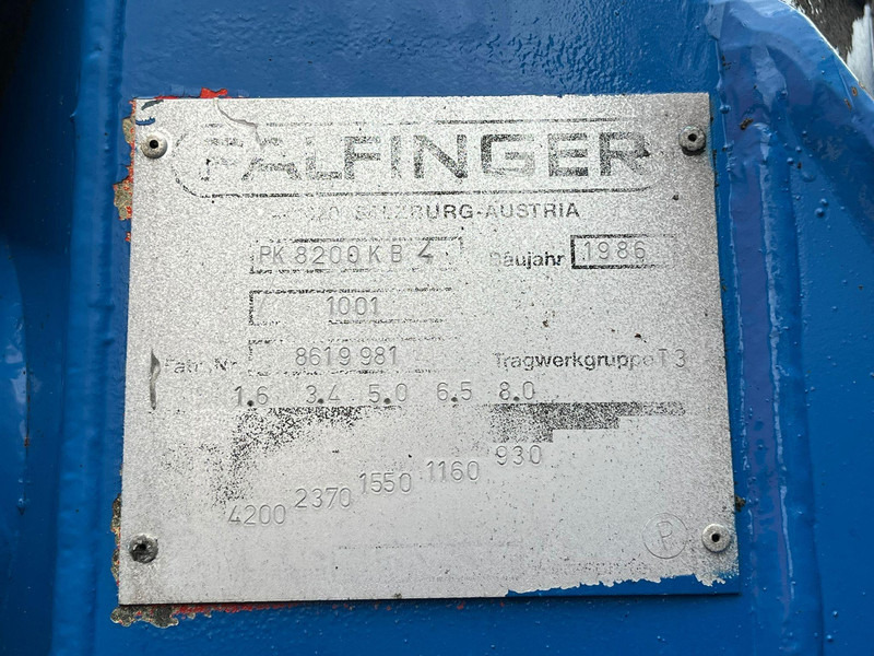 Vrachtwagen met open laadbak, Kraanwagen Volvo FL 608 4x2 PK 8200 / BOX L=4249 mm: afbeelding 13