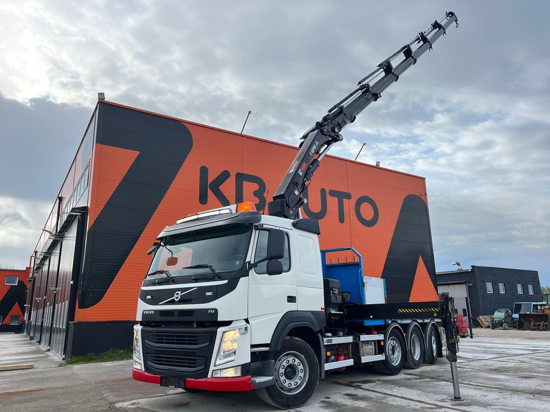 Volvo FM 460 8x2*6 HIAB 302E-6 / PLATFORM L=6721 mm - Vrachtwagen met open laadbak, Kraanwagen: afbeelding 1 Volvo FM 460 8x2*6 HIAB 302E-6 / PLATFORM L=6721 mm - Vrachtwagen met open laadbak, Kraanwagen: afbeelding 1