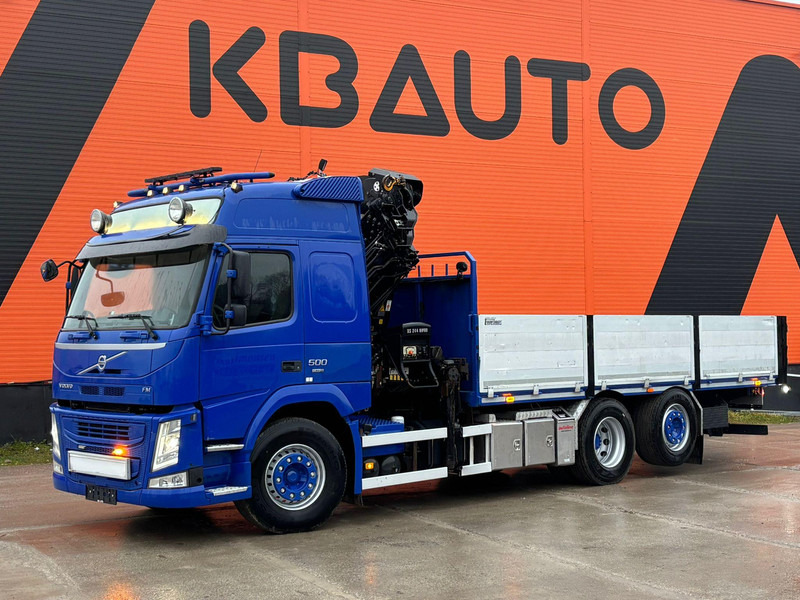 Volvo FM 500 6x2*4 HIAB 244E-6 / PLATFORM L=6310 mm - Vrachtwagen met open laadbak, Kraanwagen: afbeelding 2 Volvo FM 500 6x2*4 HIAB 244E-6 / PLATFORM L=6310 mm - Vrachtwagen met open laadbak, Kraanwagen: afbeelding 2