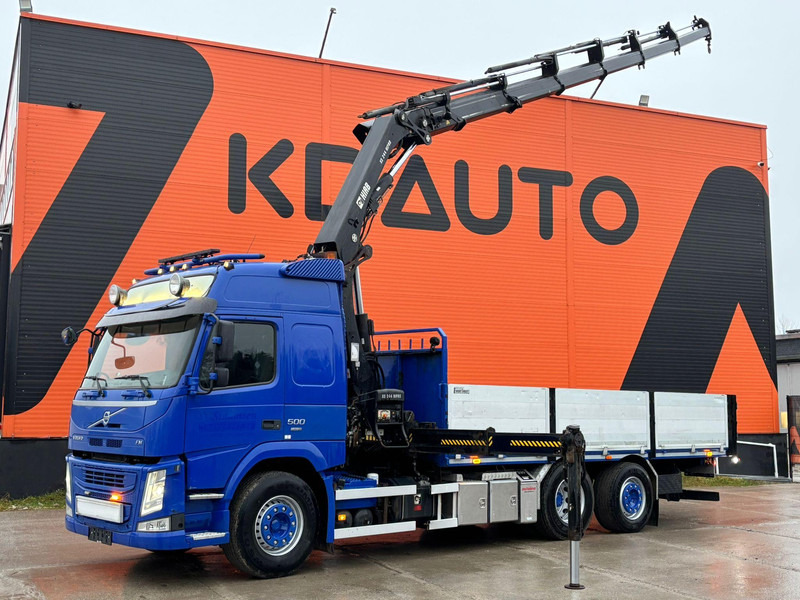 Volvo FM 500 6x2*4 HIAB 244E-6 / PLATFORM L=6310 mm - Vrachtwagen met open laadbak, Kraanwagen: afbeelding 1 Volvo FM 500 6x2*4 HIAB 244E-6 / PLATFORM L=6310 mm - Vrachtwagen met open laadbak, Kraanwagen: afbeelding 1