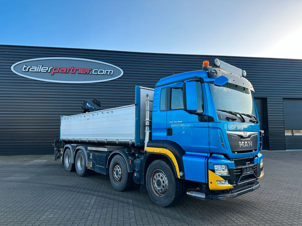 MAN 35-480 BL 8x4 - Kipper vrachtwagen, Kraanwagen: afbeelding 1 MAN 35-480 BL 8x4 - Kipper vrachtwagen, Kraanwagen: afbeelding 1