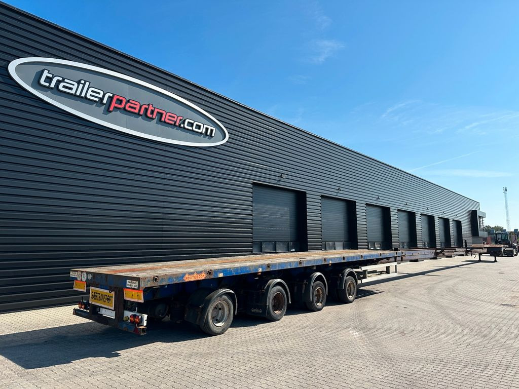 Nooteboom 4 achs tele / 3 x ausziehbar / 48.000 mm - Open bak met boorden oplegger: afbeelding 1 Nooteboom 4 achs tele / 3 x ausziehbar / 48.000 mm - Open bak met boorden oplegger: afbeelding 1