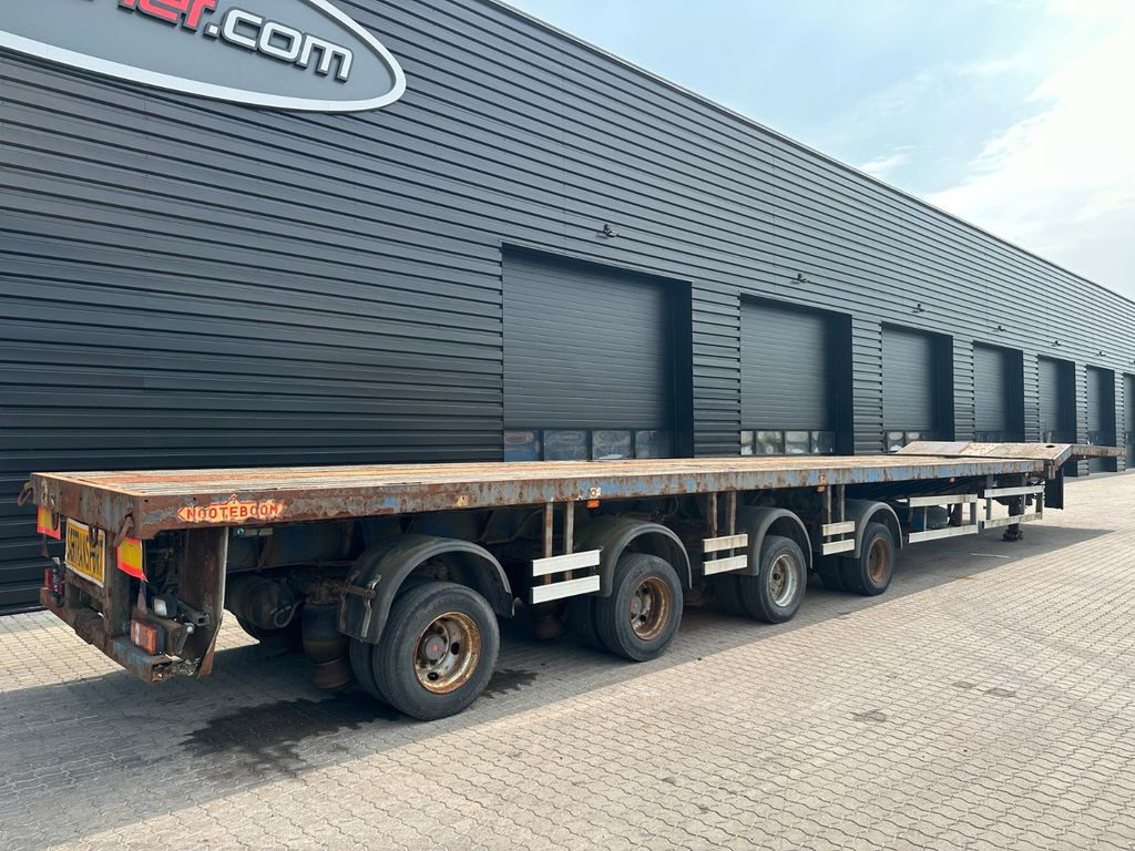 Nooteboom 4 achs tele / 3 x ausziehbar / 48.000 mm - Open bak met boorden oplegger: afbeelding 4 Nooteboom 4 achs tele / 3 x ausziehbar / 48.000 mm - Open bak met boorden oplegger: afbeelding 4