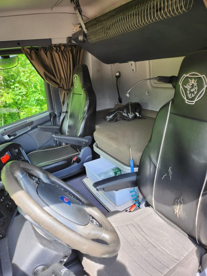 Houttransport, Kraanwagen Scania R R 580: afbeelding 11